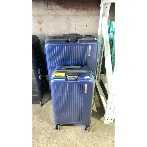 2-PC SAMSONITE HARD SHELL LUGGAGE SET (UNKNOWN COMBINATION)