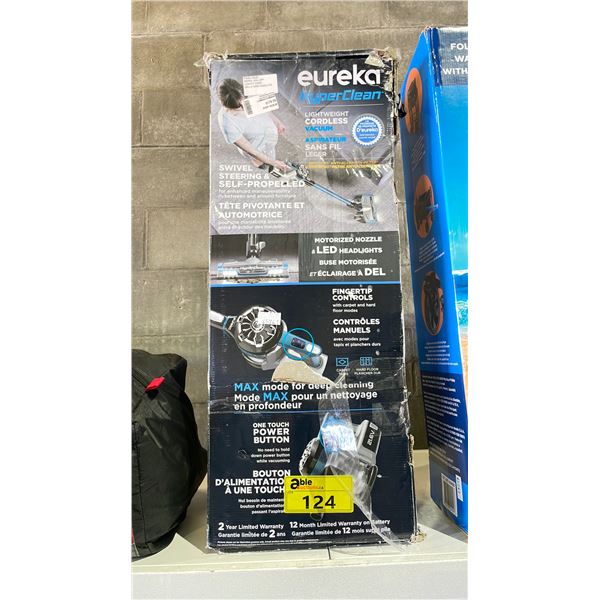 EUREKA HYPERCLEAN CORDLESS VACUUM (UNKNOWN WORKING CONDITION, MAY BE MISSING PARTS & PIECES)