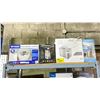 Image 1 : SHELF OF ASSORTED ITEMS INCLUDING; TIGER RICE COOKER, CUISINART ELECTRIC KETTLE, CUCKOO BREAK MAKER