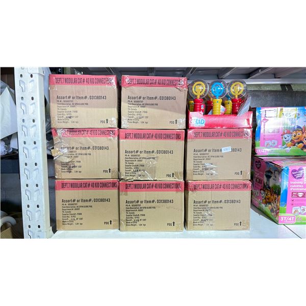 9 CASES OF 6 KID CONNECTION SPINNING LIGHT WANDS