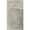Image 1 : APPROX 16 INCH 10 KT GOLD PEARL NECKLACE