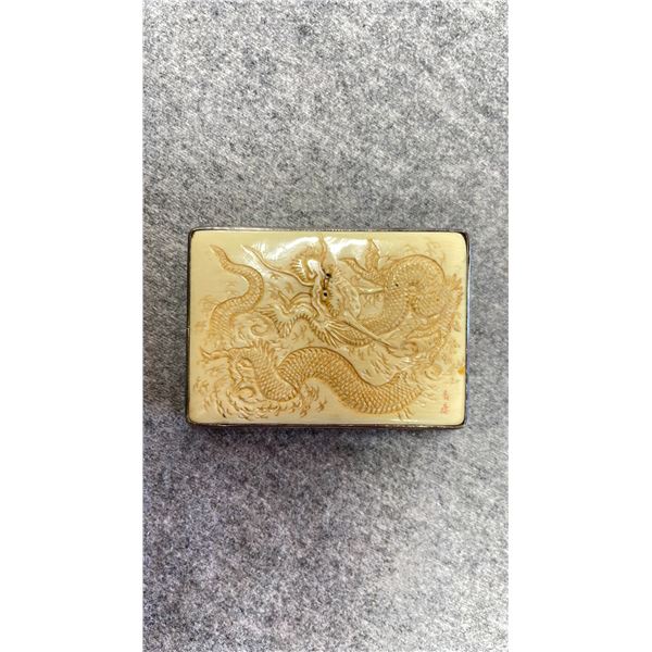 ORIENTAL CARVED DRAGON PENDANT