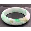 Image 4 : NATURAL BURMESE JADEITE BANGLE STYLE BRACELET. 16.50MM