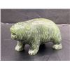 Image 1 : NEPHRITE JADE (B.C. JADE) BEAR CARVING. 63 X 37 MM WEIGHS 97.50 GRAMS.