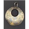 Image 1 : STERLING SILVER HAND CARVED FIRST NATIONS PENDANT