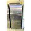 Image 1 : GALANZ STAINLESS STEEL SWING OUT FRIDGE OR FREEZER 28"W (HANDLE BROKEN)