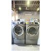 Image 1 : SAMSUNG FRONT LOAD WASHER & DRYER SET WITH PEDESTALS