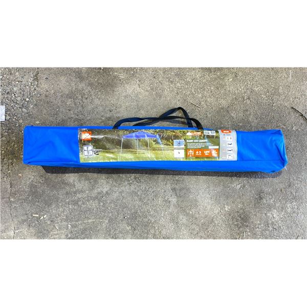 OZARK TRAIL SLANT LEG CANOPY 8' X 8'2" (MAY BE MISSING PARTS & PIECES)