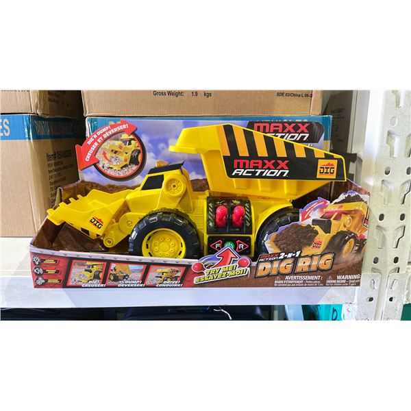 MAXX ACTION 2-N-1 DIG RIG TOY