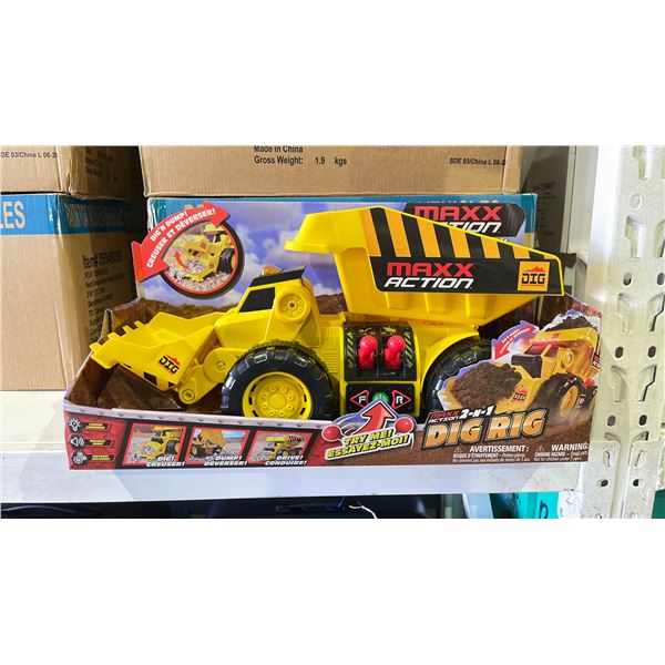 MAXX ACTION 2-N-1 DIG RIG TOY