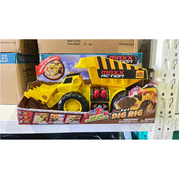 MAXX ACTION 2-N-1 DIG RIG TOY