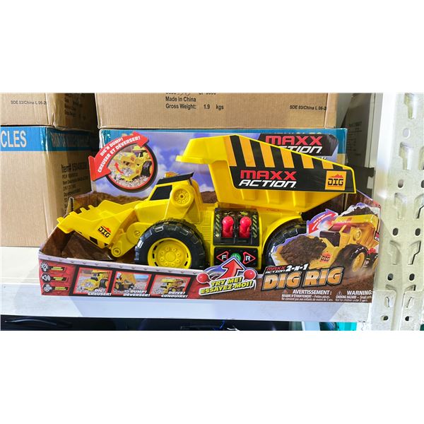 MAXX ACTION 2-N-1 DIG RIG TOY