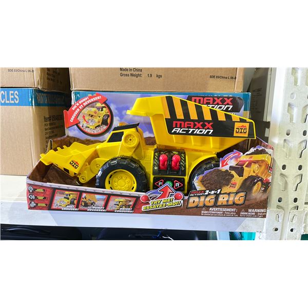 MAXX ACTION 2-N-1 DIG RIG TOY