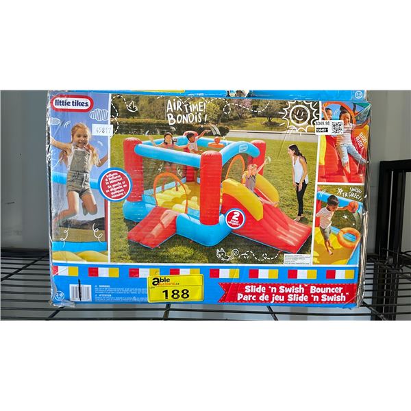 LITTLE TIKES AIR TIME SLIDE 'N SWISH BOUNCER