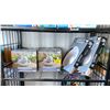 Image 1 : SHELF OF BETTER HOMES & GARDENS TABLE TOP FOUNTAINS & HOMETRENDS PLASTIC BIRD BATHS (MAY BE MISSING