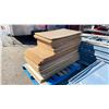Image 3 : LOT OF PALLET RACKING INCLUDING; 7.5' UPRIGHTS, CROSS BEAMS, METAL SHELVES & PARTICLE BOARD SHELVES