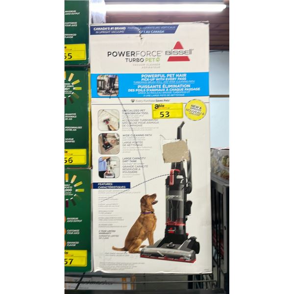 BISSELL POWERFORCE TURBO PET VACUUM CLEANER