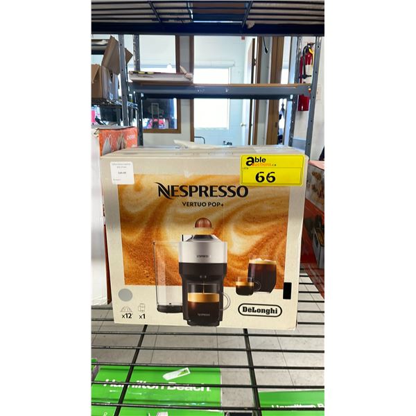 DELONGHI NESPRESSO VERTUO POP+ COFFEE MAKER