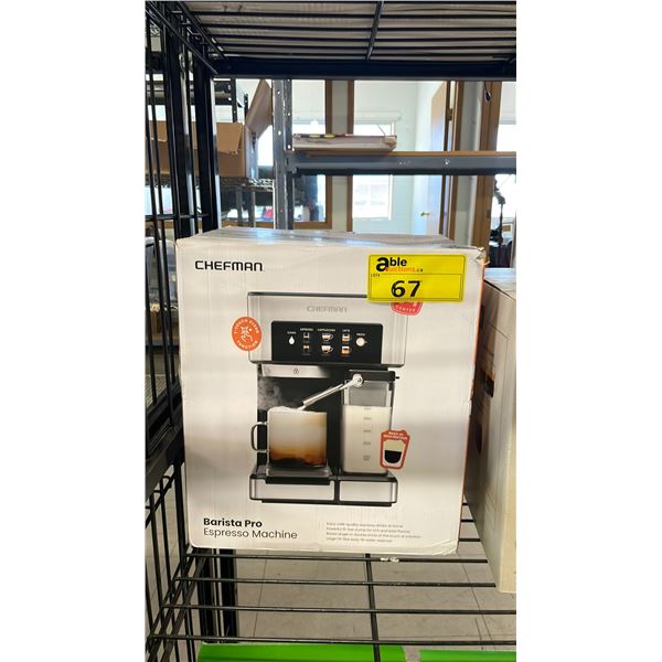 CHEFMAN BARISTA PRO ESPRESSO MACHINE