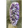 Image 2 : 9.5" AMETHYST CLUSTER CRYSTAL LISTED RETAIL $2200