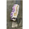 Image 3 : 9.5" AMETHYST CLUSTER CRYSTAL LISTED RETAIL $2200