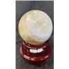 Image 2 : 4" 12MM NATURAL CITRINE SPHERE  LISTED RETAIL $2400