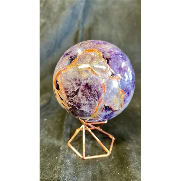 3.7" 9.4MM AMETHYST SPHERE LISTED RETAIL $800