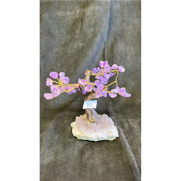 8" X 8" AMETHYST CRYSTAL TREE LISTED RETAIL $1100