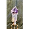 Image 4 : 8" AMETHYST POINT WITH INCLUSIONS LISTED RETAIL $1100