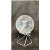 Image 2 : 5.5 BLUE CELESTITE TOWER LISTED RETAIL $600 & 66MM CLEAR QUARTZ SPHERE LISTED RETAIL $ 400