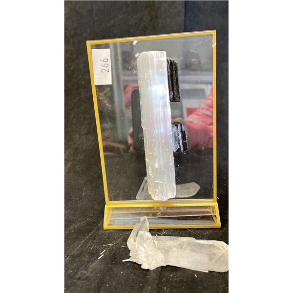 CLEAR QUARTZ CRYSTAL DISPLAY LISTED RETAIL $350