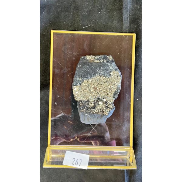 SHUNGITE AND PYRITE SPECIMEN LISTED RETAIL $1100
