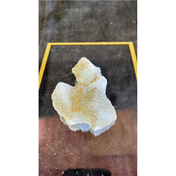 GREEN FLUORITE WITH PYRAMID SPECIMEN LISTED RETAIL $800
