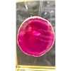 Image 3 : 2 PINK AGATE SLICES ON DISPLAY LISTED RETAIL $400EA