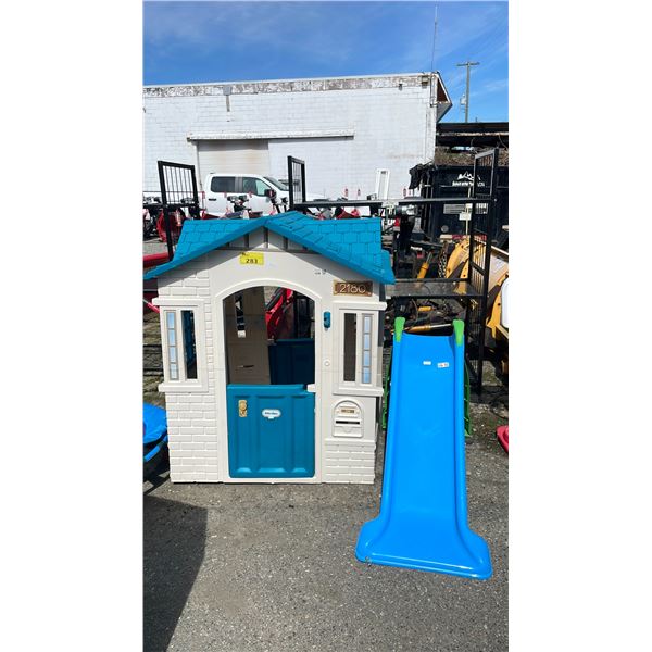 LITTLE TIKES PLAYHOUSE & LITTLE TIKES KIDS SLIDE