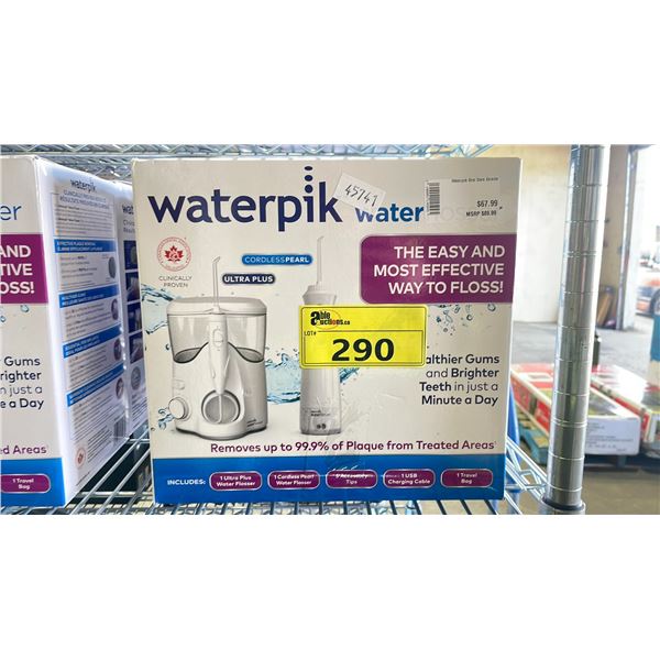 4 WATERPIK WATERFLOSSER ULTRA PLUS & CORDLESS PEARL (UNKNOWN WORKING CONDITION, MAY BE MISSING