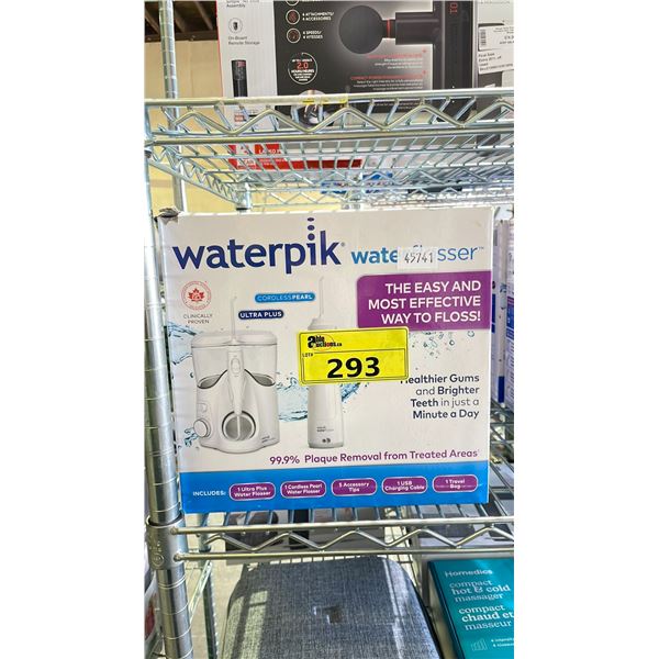 4 WATERPIK WATERFLOSSER ULTRA PLUS & CORDLESS PEARL (UNKNOWN WORKING CONDITION, MAY BE MISSING