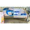 Image 2 : SHELF OF ASSORTED ITEMS INCLUDING; HOMECRAFT 3-STATION STAINLESS STEEL BUFFET, BREEZE EASY BATHROOM