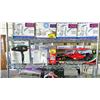 Image 1 : SHELF OF ASSORTED ITEMS INCLUDIN G; MAISTO TECH R/C FORMULA RACING SF-23 TOY, SILK'N TITAN ALLWAYS