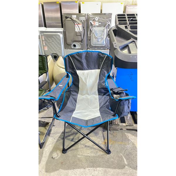 OZARK TRAIL MESH CAMPING CHAIR WITH STORAGE BAG