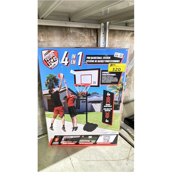 FUTURE STARS 4-IN-1 PRO BASKETBALL SYSTEM