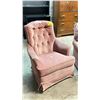Image 3 : PINK CHAIR. SWIVEL ROCKER