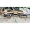 Image 1 : DINING ROOM TABLE WITH 3 CHAIRS APPROX 73" X 41.5"