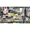 Image 1 : SHELF OF ASSORTED ITEMS INCLUDING; MAINSTAYS PERSONAL BLENDER, STARFRIT ELECTRIC 6-CUP RICE COOKER,