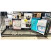 Image 1 : SHELF OF ASSORTED ITEMS INCLUDING; MAINSTAYS 6-SPEED BLENDER, BETTY CROCKER 7-SPEED STAND MIXER,