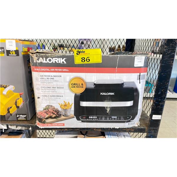 KALORIK 8-IN-1 DIGITAL AIR FRYER GRILL