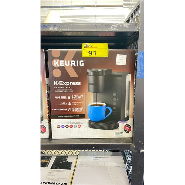 KEURIG K-EXPRESS ESSENTIALS SINGLE SERVE COFFEE MAKER