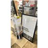Image 1 : 2 MAINSTAYS GARMENT RACKS & 24" X 36" POSTER FRAME