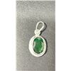Image 2 : 4CT EMERALD PENDANT LISTED RETAIL $5500