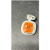 Image 2 : 6.35CT NATURAL YELLOW SAPPHIRE S925 SILVER PENDANT LISTED RETAIL $4800